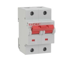 Выключатель автоматический двухполюсный YON MD125-2NC125-8ln 20kA  MD125-2NC125  DKC