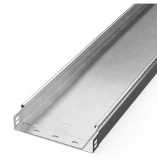 Лоток неперфорированный Стандарт INOX (AISI 304) 200х50х3000 (0,8 мм) (3 м/уп)  PR16.2314  Промрукав