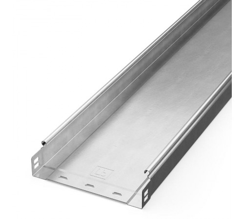 Лоток неперфорированный Стандарт INOX (AISI 304) 200х50х3000 (0,8 мм) (3 м/уп)  PR16.2314  Промрукав