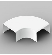 Поворот радиусный на 90 гр. R LH 60X40 8653R (HB) (Цвет Белый)  8653R_HB  Kopos