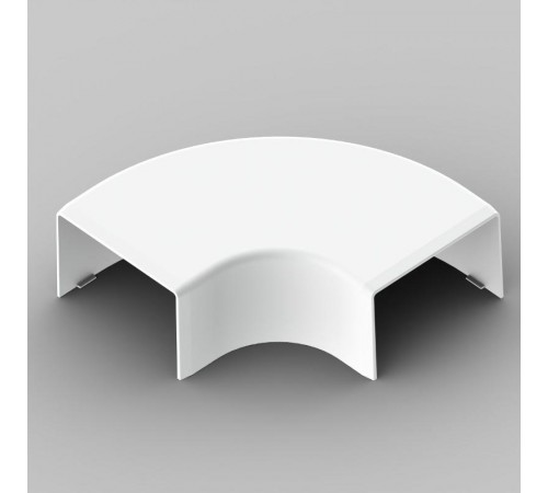 Поворот радиусный на 90 гр. R LH 60X40 8653R (HB) (Цвет Белый)  8653R_HB  Kopos