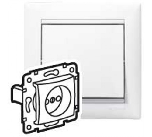 Розетка VALENA 2К 16А (бел)  694268  Legrand