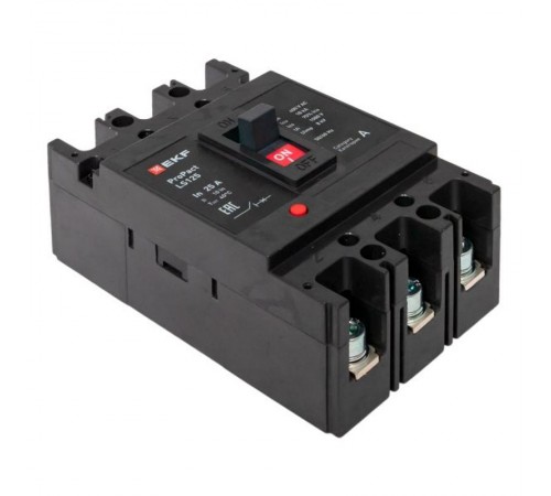 Выключатель автоматический LS125 18кА 3P 25А ProPact  mccb-125-18-3-25-ls  EKF