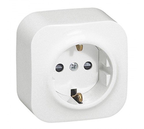 Quteo Белый Розетка с заземлением  782211  Legrand