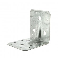 Уголок крепежный усиленный 90х90х40x2, оцинкованный - накл.  126395  Tech-KREP