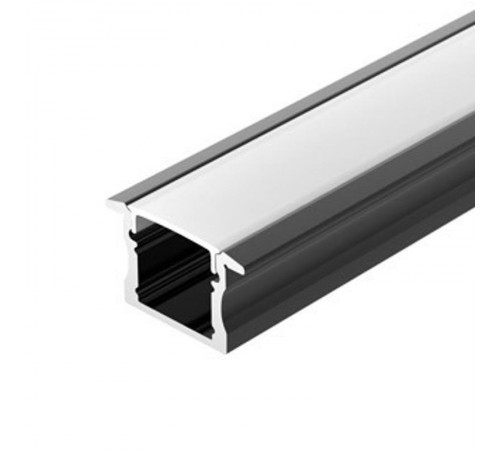 Профиль LINE-2315-F-2000 ANOD BLACK (Arlight, Алюминий)  044278  Arlight