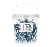 Саморез КР ZP св. 4,8х76 (100 шт) - ведро ( 0,858 кг)  104749  Tech-KREP