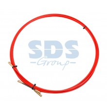 Протяжка кабельная (мини УЗК в бухте), стеклопруток, d=3,5 мм, 3 м красная  47-1003  REXANT