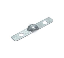 Скоба металлическая двухлапковая усиленная противопожарная СМДУ d6-7 мм отв. d 6,5 мм (100 шт/уп) Промрукав  PR13.02395  Промрукав