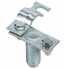 Держатель пров. кругл. 8-10мм на изол. штангу оц. сталь  ZIS10D-SH-04-18  IEK