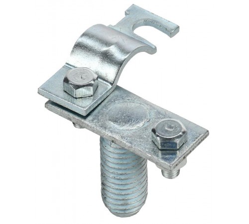 Держатель пров. кругл. 8-10мм на изол. штангу оц. сталь  ZIS10D-SH-04-18  IEK