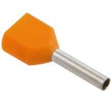 Наконечник НШВИ(2) 0,5-8 оранжевый (100шт/упак)  UTE10-D1-8-100  IEK