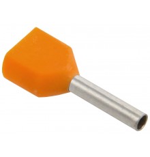 Наконечник НШВИ(2) 0,5-8 оранжевый (100шт/упак)  UTE10-D1-8-100  IEK