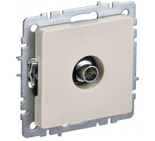 BRITE Розетка TV оконечная РТВ11-0-БрКр бежевый  BR-A10-O-K10  IEK