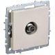BRITE Розетка TV оконечная РТВ11-0-БрКр бежевый  BR-A10-O-K10  IEK