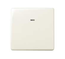 Simon 27 Выключатель двухполюсный с контрольной подсветкой, 16А 250В, широкий модуль, S27, слоновая кость  27134-62  Simon