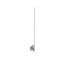 Молниеприемная мачта на дымоход цельная H3 м HD  SHDC-H3 HD  КМ-профиль