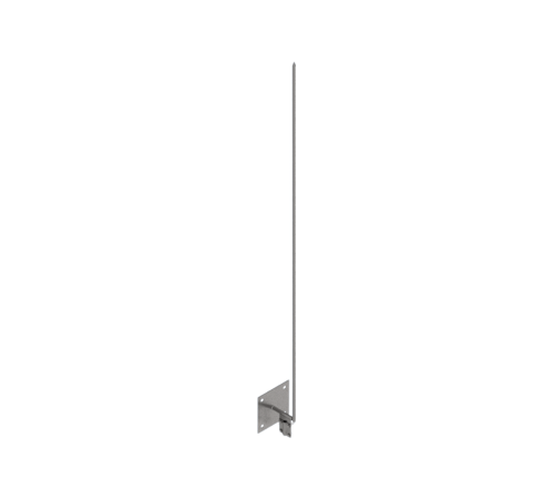 Молниеприемная мачта на дымоход цельная H3 м HD  SHDC-H3 HD  КМ-профиль