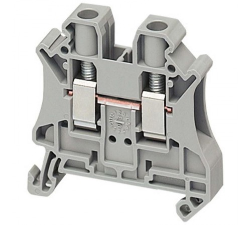 КЛЕММНИК ВИНТОВОЙ ПРОХОДНОЙ, СЕЧЕНИЕМ ПРОВОДА 6ММ2, 2 ТОЧКИ ПОДКЛЮЧЕНИЯ, С  NSYTRV62  Schneider Electric