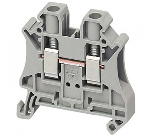 КЛЕММНИК ВИНТОВОЙ ПРОХОДНОЙ, СЕЧЕНИЕМ ПРОВОДА 6ММ2, 2 ТОЧКИ ПОДКЛЮЧЕНИЯ, С  NSYTRV62  Schneider Electric