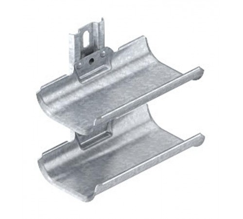 Кронштейн тоннельный на рейке 200 мм. 2 полки. (KTW 100 2 FT)  6006902  OBO Bettermann