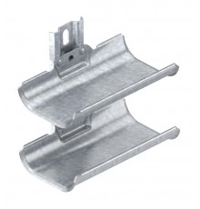 Кронштейн тоннельный на рейке 200 мм. 2 полки. (KTW 100 2 FT)  6006902  OBO Bettermann