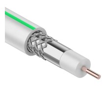Кабель коаксиальный PROconnect SAT 703B, 75 Ом, CCS/Al/Al, 75%, бухта 50 м, белый  01-2431-2-50  PROconnect