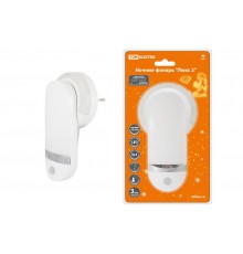 Ночник-фонарь "Люкс 2", 1х0,5Вт светодиодный с датчиком освещенности  SQ0357-0025  TDM
