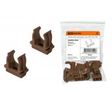 Крепеж-клипса для трубы 25 мм (10шт) "ЭКО" (бук)  SQ0405-0043  TDM