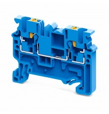 Клемма проходная push-in OptiClip CP-2,5-I-BU-24A-(0,2-2,5)-синий  331839  КЭАЗ