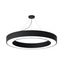 Светильник светодиодный Geometria Ring SPO-134-B-40K-056 56Вт 4000К 4200Лм IP40 800*800*80 черный подвесной  Б0050565  ЭРА