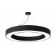 Светильник светодиодный Geometria Ring SPO-134-B-40K-056 56Вт 4000К 4200Лм IP40 800*800*80 черный подвесной  Б0050565  ЭРА
