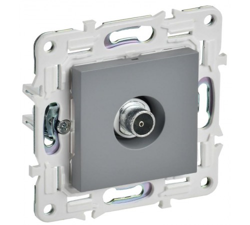 SKANDY Розетка TV оконечная SK-A12Gr серый  SK-A10-O-K03  IEK