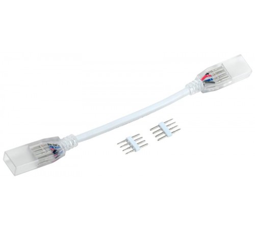 Коннектор 5шт RGB 14мм (разъем-10см-разъем)  LSCON14-RGB-212-05  IEK