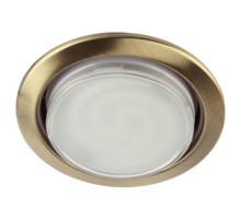 Светильник точечный встраиваемый под лампу KL35 13Вт GX53 золото  Б0002357  ЭРА