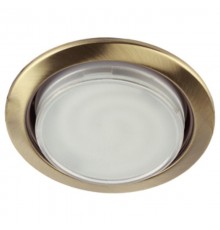 Светильник точечный встраиваемый под лампу KL35 13Вт GX53 золото  Б0002357  ЭРА