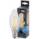 Лампа светодиодная F-LED B35-7W-840-E14 (филамент, свеча, 7Вт, нейтр, E14)  Б0027943  ЭРА
