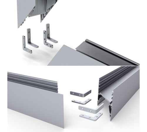 Соединитель ALU-90VER угловой вертикальный  024195  Arlight