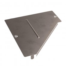 Крышка переходника левого Стандарт INOX (AISI 409) 400х150  PR16.5648  Промрукав