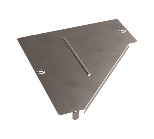 Крышка переходника левого Стандарт INOX (AISI 409) 400х150  PR16.5648  Промрукав