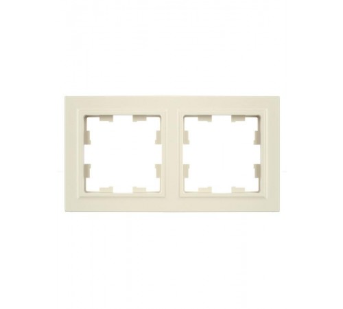 BRITE Рамка 2-ая РУ-2-БрКр бежевый  BR-M22-K10  IEK