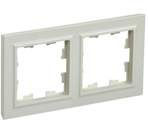 BRITE Рамка 2-ая РУ-2-БрКр бежевый  BR-M22-K10  IEK