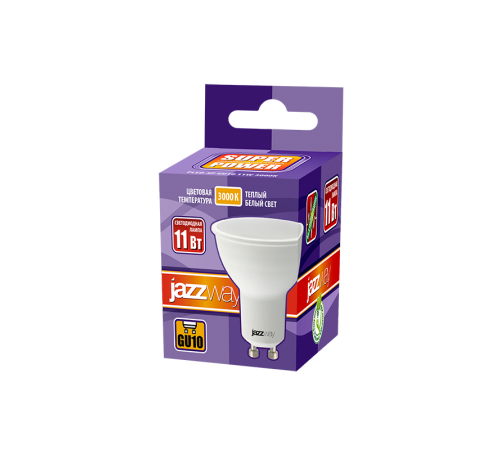 Лампа светодиодная PLED- SP GU10 11w 3000K-E  .5019454  Jazzway