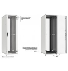 Шкаф напольный WZ-ECOD-47U8010-12AA-01-0000-011 19",ECO-LINE,47U,2211х800х1000мм,сер.(RAL 7035)разобр. 376742  Zpas