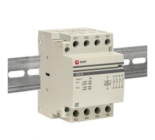 Контактор модульный КМ 25А 4NC (3 мод.) PROxima km-3-25-04  EKF
