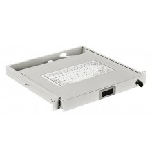 Полка клавиатурная WZ-SB78-00-03-011/SK 1U,с клав.AK-4100-U-W/US,цв.кл. сер.,раз.USB,раск.кл.-лат.,сер.(RAL 7035) (SZB-78-00-00/3)  235686  Zpas