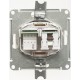 W59 Слоновая кость Розетка 2-ая ТЛФ + компьютерная 5е (RJ11+RJ45)  RSI-251TK5E-2-86  SE