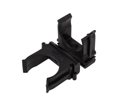 Крепеж-клипса для трубы D 25 мм, черная (100 шт./уп.)  28-0125-3  REXANT