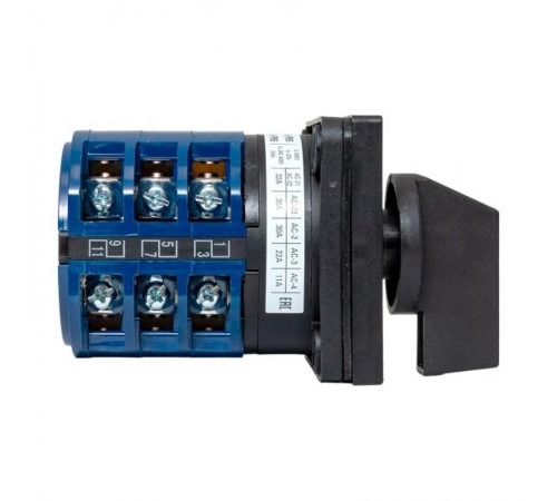 Переключатель кулачковый ПК-1-23 32А 3P "1-0-2" IP65  pk-1-23-32-65  EKF