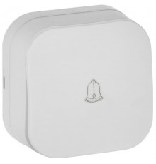 GLORY Выключатель 1-клавишный самов. о/у 10А ВСс20-1-0-ХБм белый матовый  EVH14-K01M-10  IEK